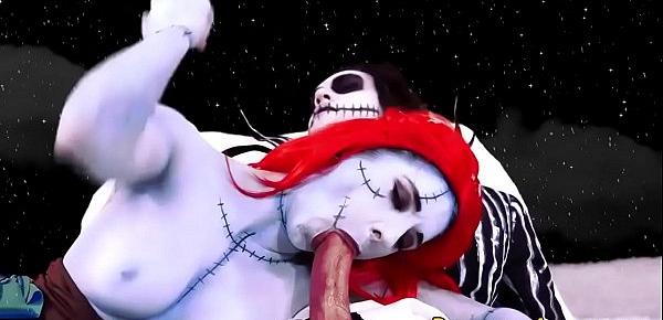  Emo goth doll rides cock